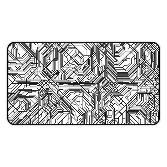 Circuit-Grid Performance Desk Mat - Dense